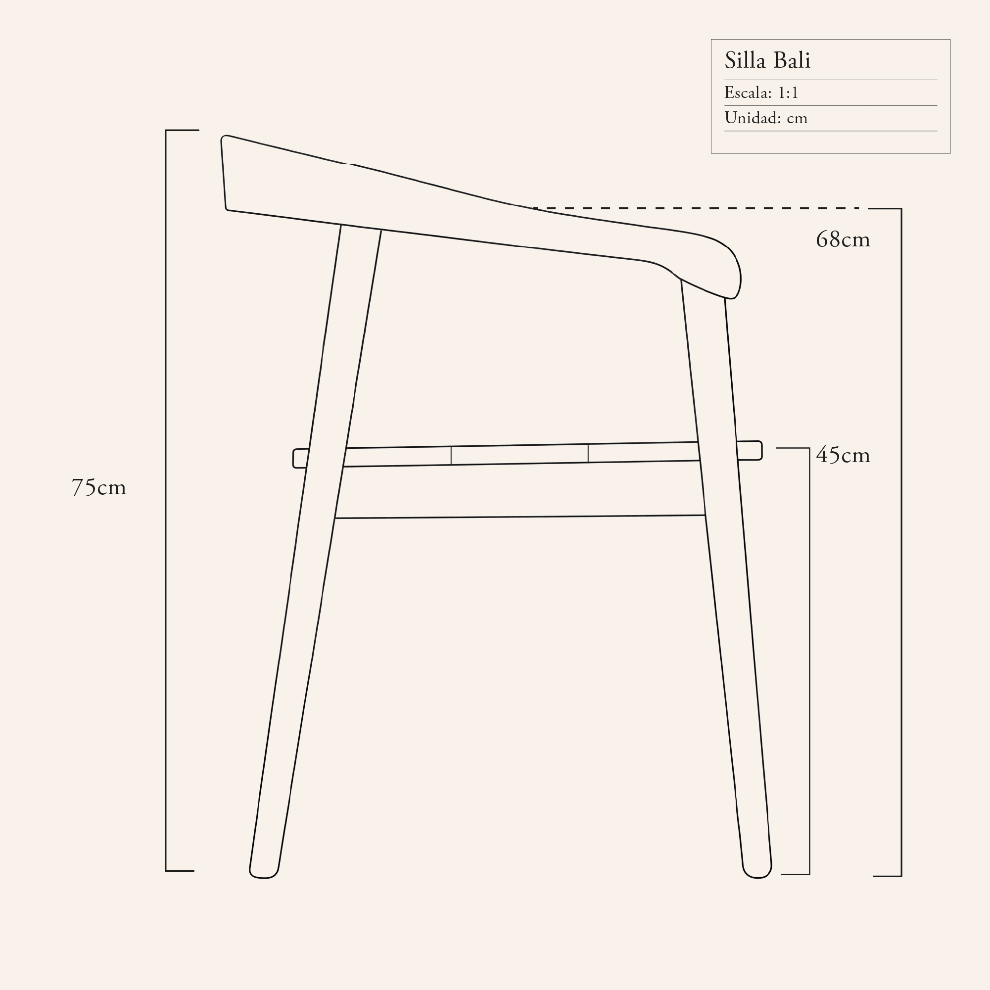 Silla Bali - Imagen 4
