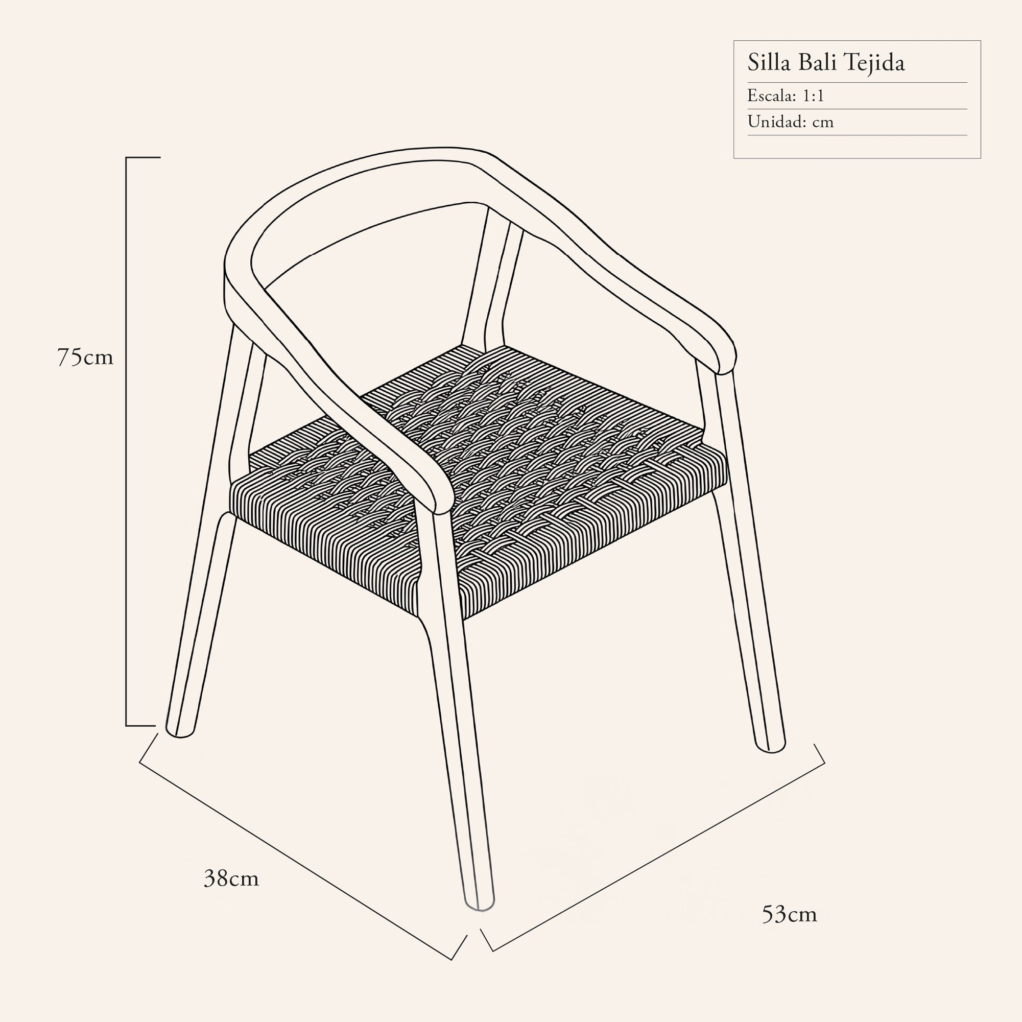 Silla Bali - Tejida - Imagen 4