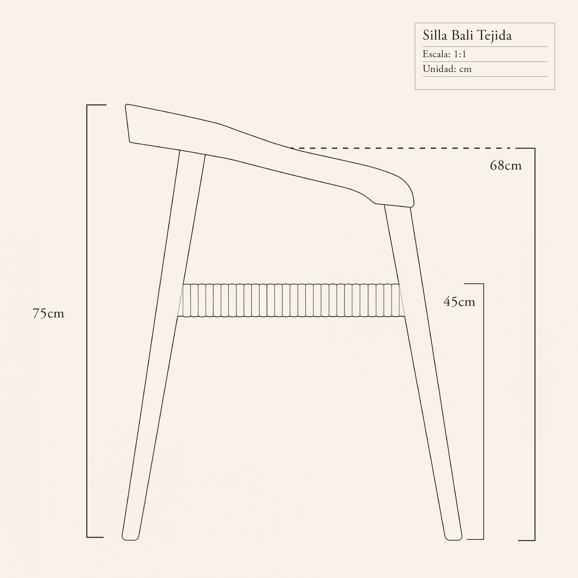 Silla Bali - Tejida - Imagen 5