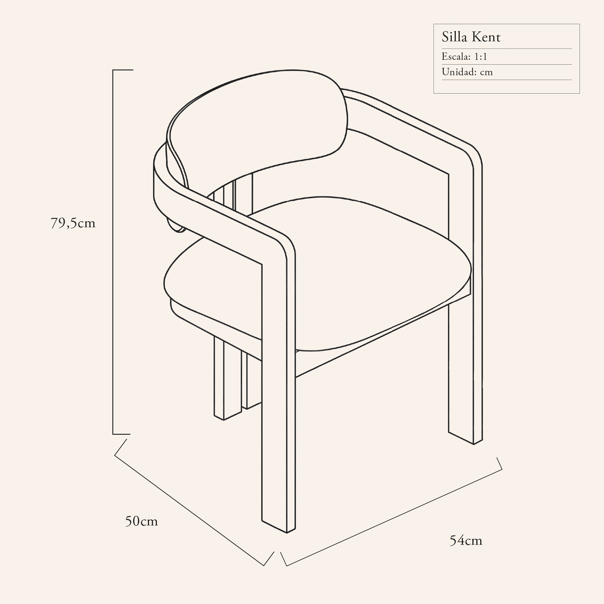 Silla Kent - Imagen 4