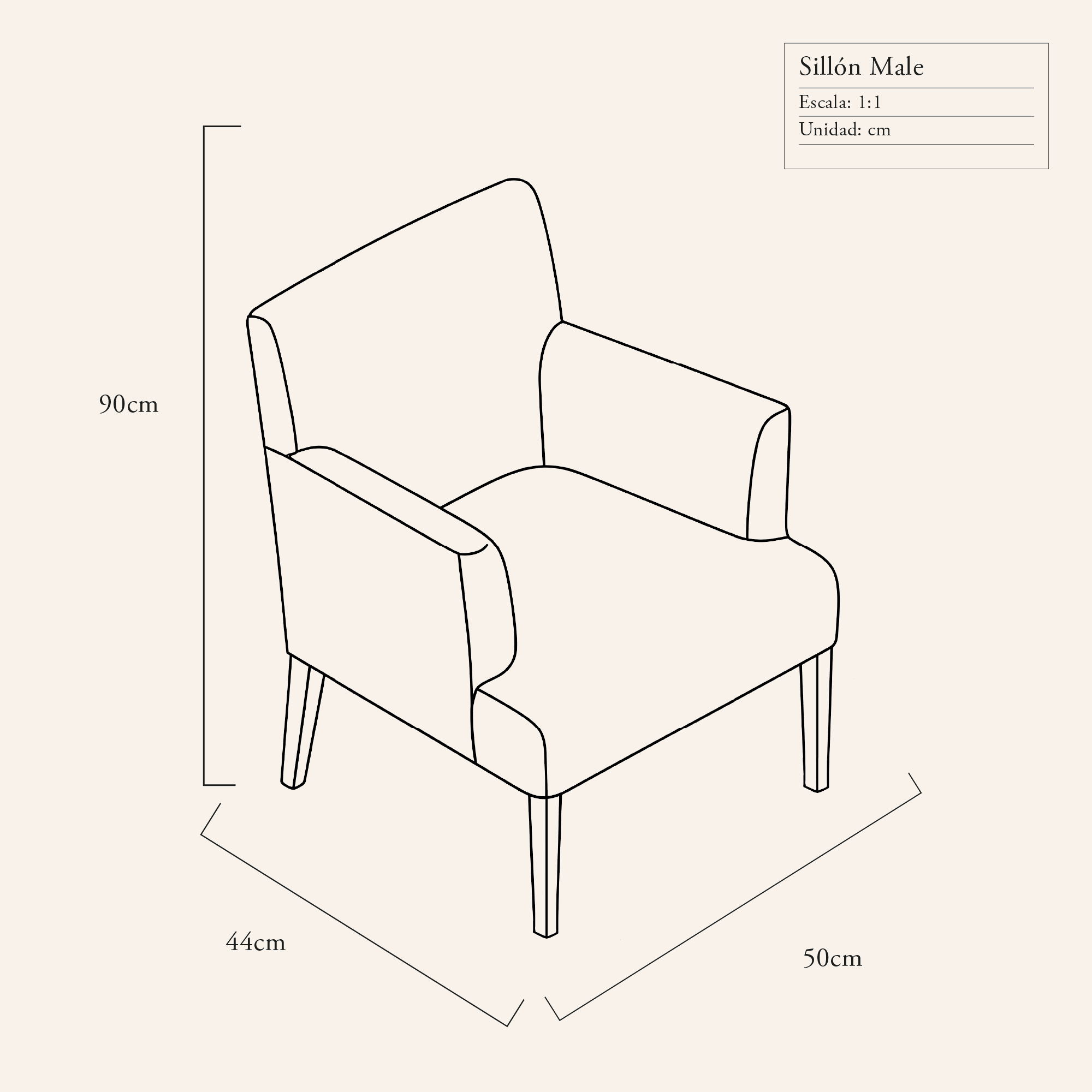 Sillón Male - Imagen 4