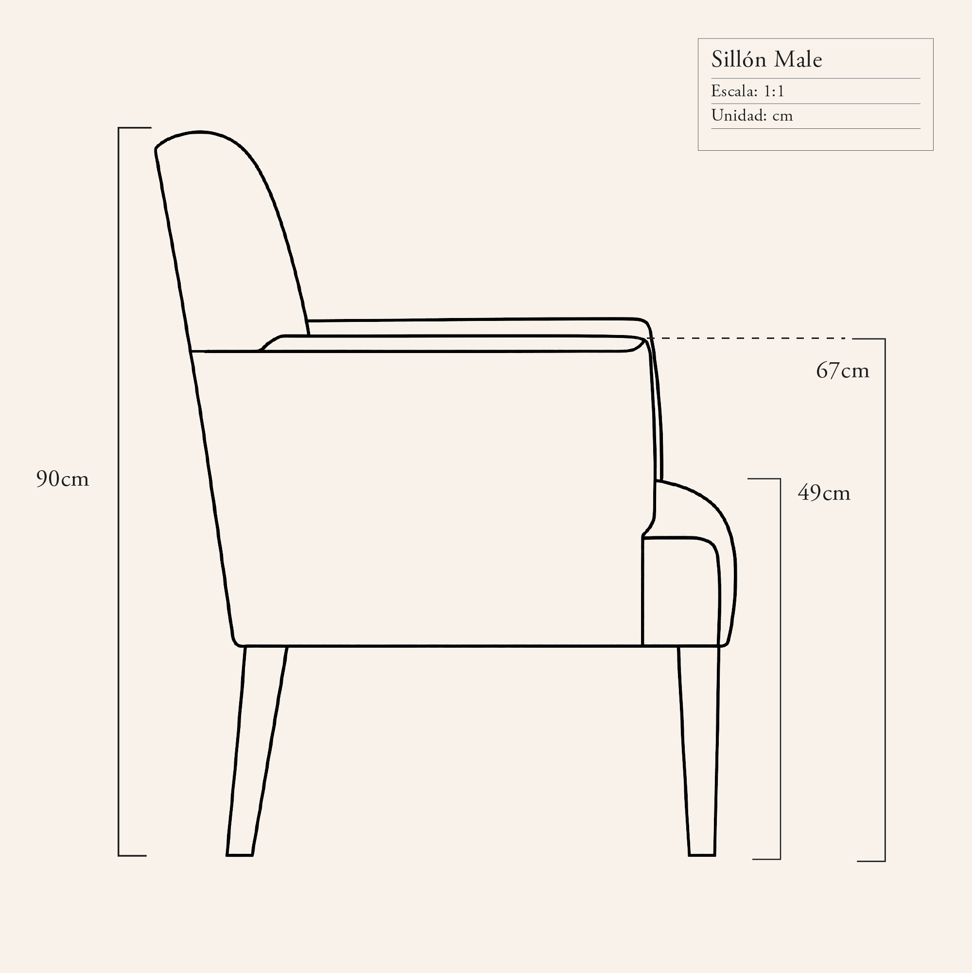 Sillón Male - Imagen 5