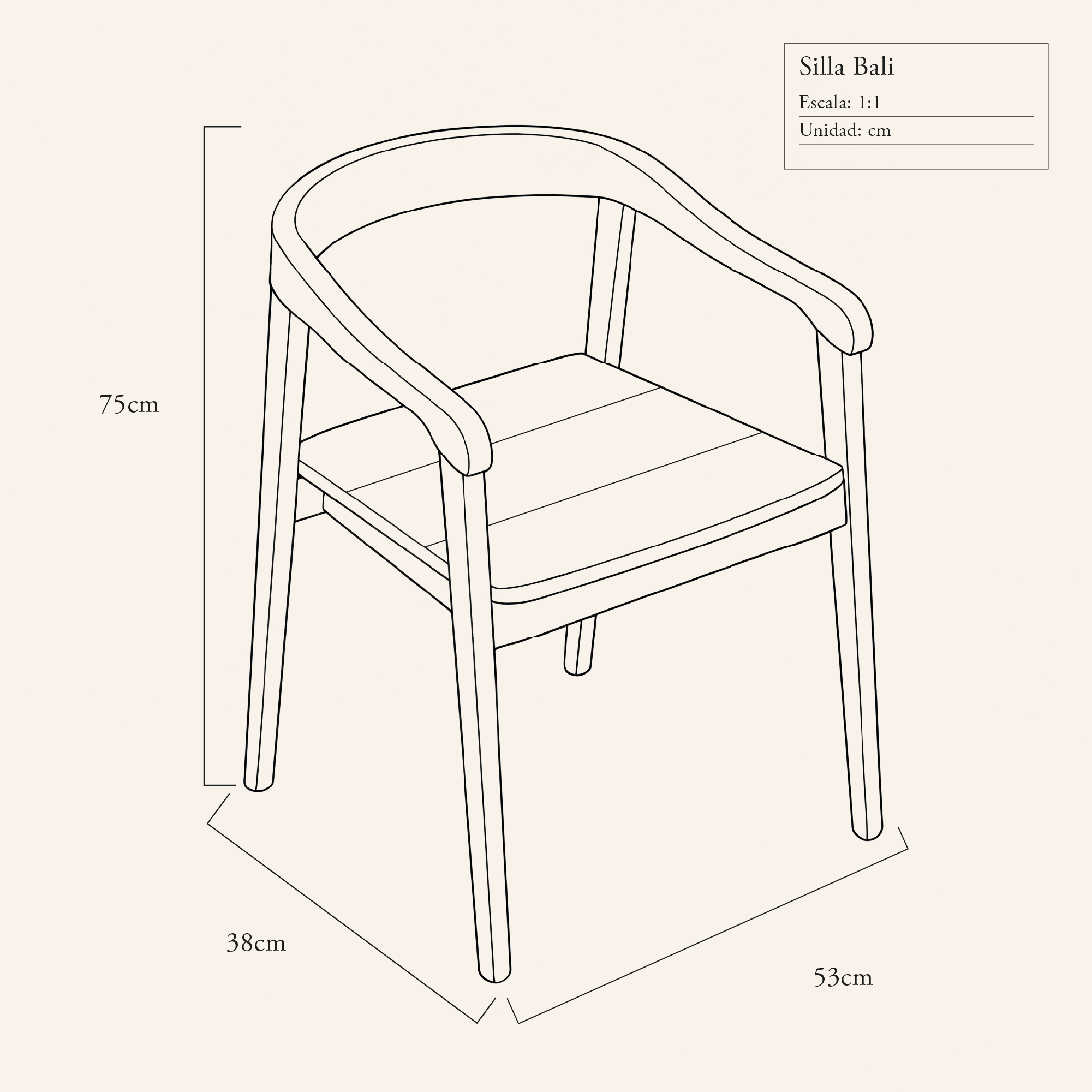 Silla Bali - Imagen 3